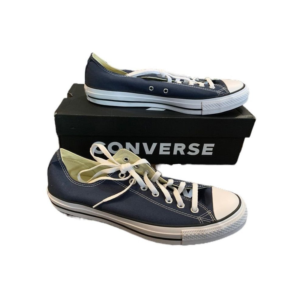 11.5 (Men's) 13.5 (Women's) Converse All Star New Navy Blue Low Top Sneakers